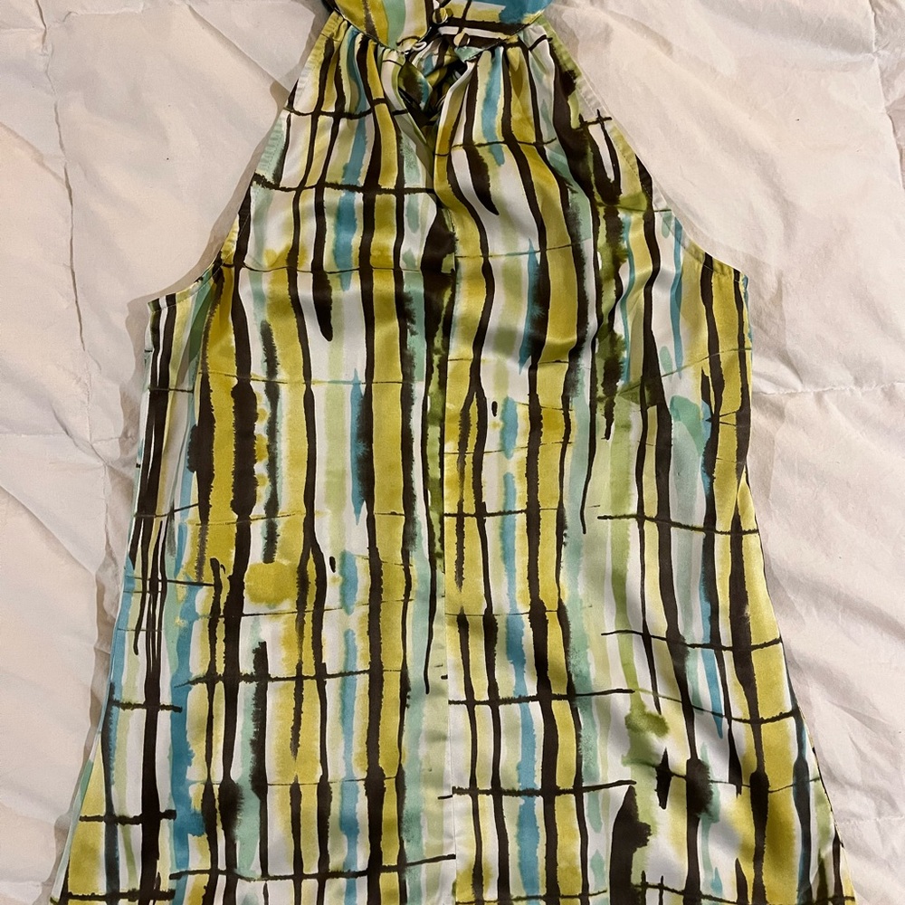 The Limited halter neck line shirt size small.